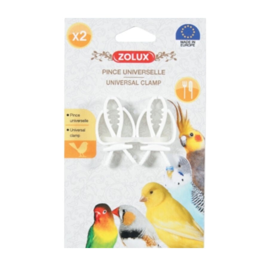 Zolux Pinza Universal Para Comida De p&aacute;jaros